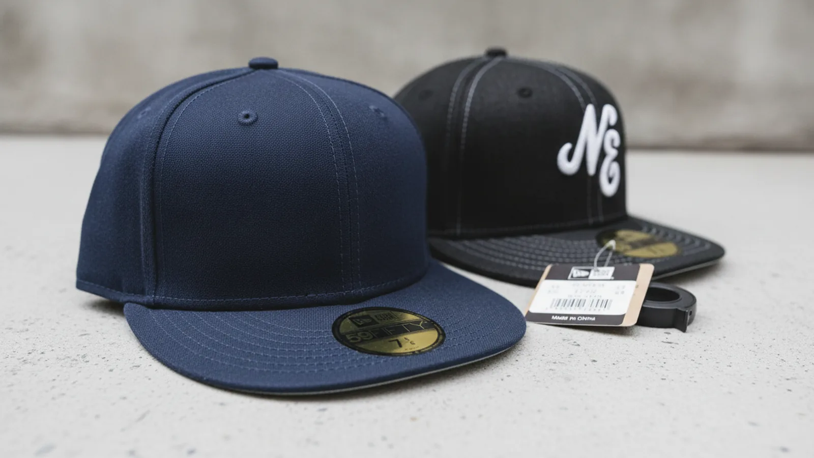 New Era Cap DE detail comparison image